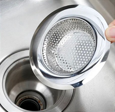 Ralo para pia - Inox 9cm