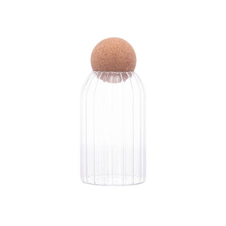 Pote Vidro Borossilicato com Tampa Esfera - Classic 760ml