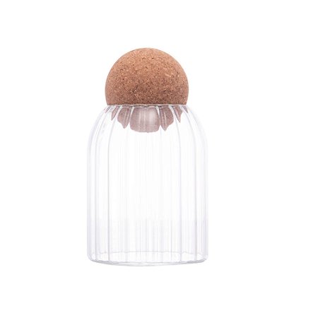 Pote Vidro Borossilicato com Tampa Esfera - Classic 550ml