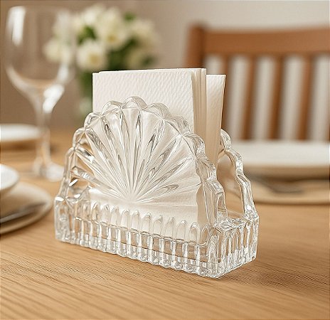Porta Guardanapo de Vidro Glass - Premium