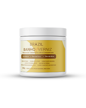 MÁSCARA DE TRATAMENTO ULTRA CONCENTRADA BANHO + VERNIZ 500g