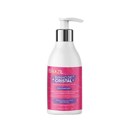 MÁSCARA DE CRISTALIZAÇÃO CAPILAR BANHO DE CRISTAL 500ml