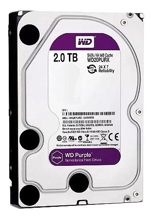 HD SATA 2TB  WESTER DIGITAL PURPLE