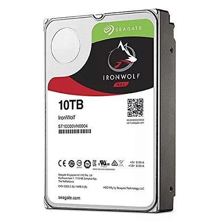 HD SATA 10TB SEAGATE NAS IRONWOLF