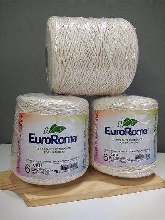 Barbante EuroRoma Cru nº06 1kg