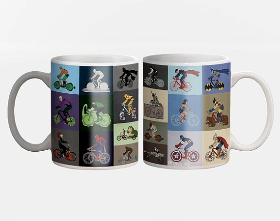 Caneca Bikecast Heróis