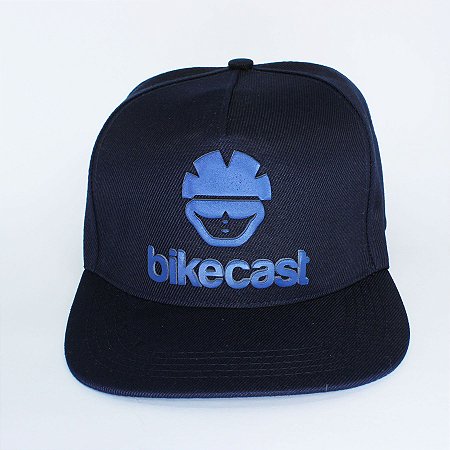 Boné Azul Símbolo Bikecast