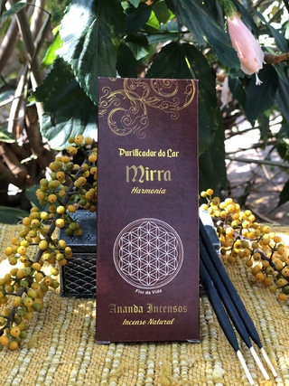 Incenso Mirra -Linha Purificador do lar
