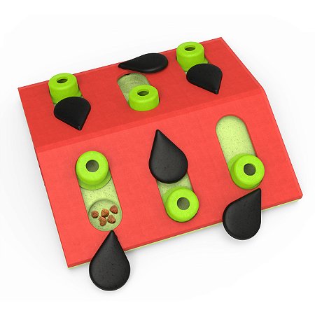 Tabuleiro para Gatos Nina Ottosson Melon Madness Puzzle & Play