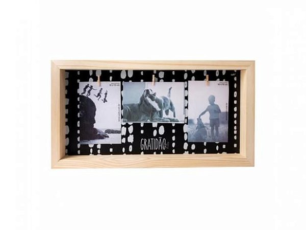 Mural 3 Fotos Clip - Natural Colors