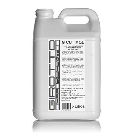 Óleo de Corte Integral para Micropulverização G Cut MQL
