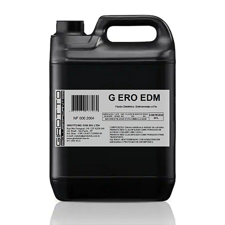 Fluído dielétrico para eletroerosão a Fio G ERO EDM