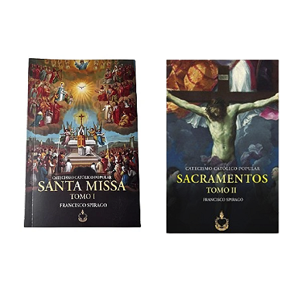 Combo Catecismo Popular - Santa Missa e Sacramentos