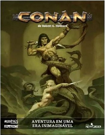 Conan - Aventuras em uma Era Inimaginável + Mapa de Hibória em tecido