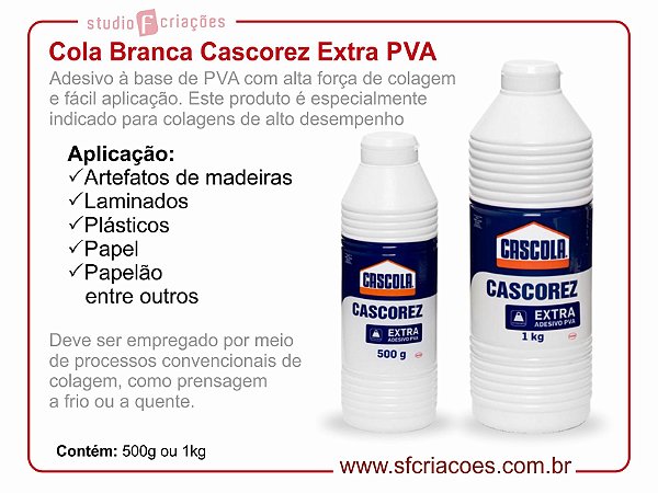 Cola Branca Cascola Cascorez Extra PVA