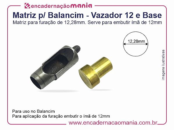 Matriz para Balancim - Vazador 12 e Base