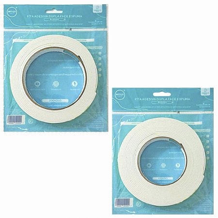 Fita Banana Espumada 18mm - Dupla Face - REPETECO