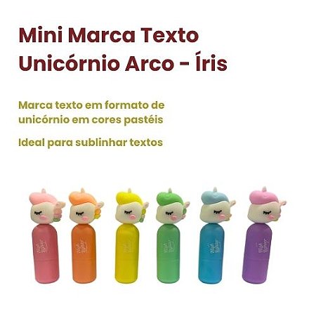 Mini Marca Texto Unicórnio
