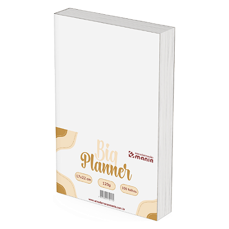 Pct c/ 100 fls Offset 120g Big Planner 17x22