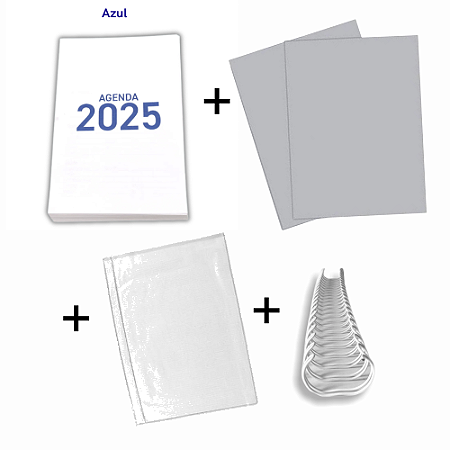 Kit Agenda 2025 - SEM MAPA - Modelo LP
