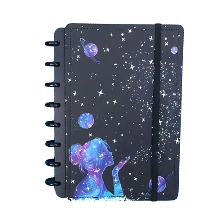 Caderno Inteligente - Universo Estrelado 14x20,5cm
