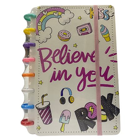 Caderno Inteligente - Believe in You 14x20,5cm
