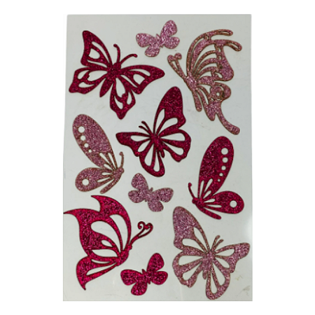 Adesivo Glitter Borboleta - Art & Montagem