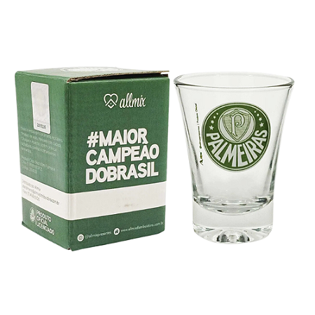 Copos Shot 60ml Times - Palmeiras