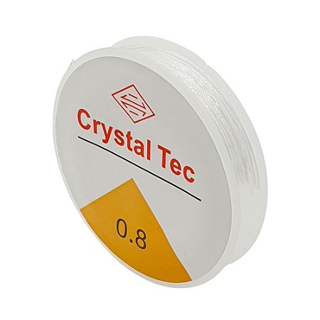 Fio de Silicone p/ Bijuterias e Artesanato 0,8mm - Crystal Tec