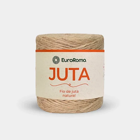 Rolo de Barbante Fio de Juta c/ 125m - Natural