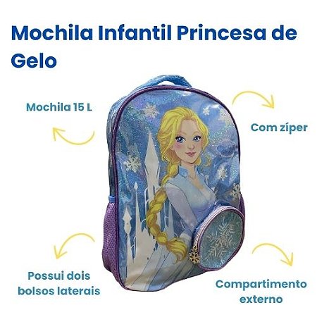 Mochila Infantil Frozen - Princess on Ice