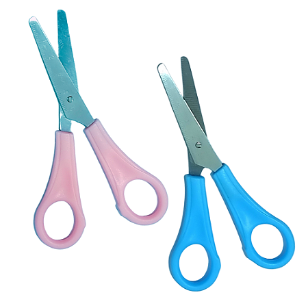 Tesoura Escolar 13cm - Bico Arredondado - DCARTE PAPER