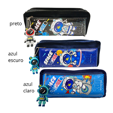 Estojo Space c/ 2 Compartimentos - Poliéster