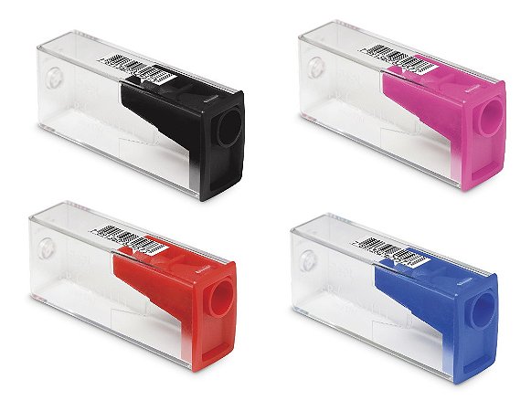 Apontador com Depósito Faber Castell Mix