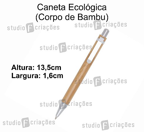 Caneta Ecologica (Bambu)