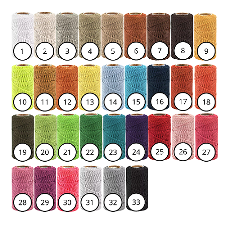 Pct c/ 5 metros Cordão Encerado de Algodão Danitex 1mm