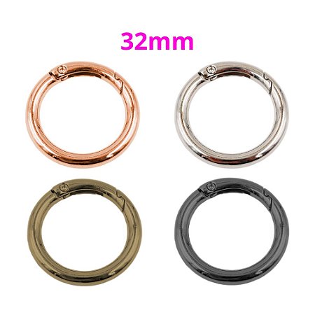 Argola Mosquetão Articulada 32mm