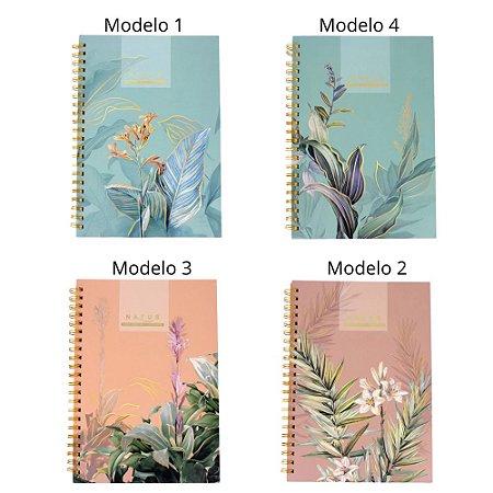 Caderno Capa Dura Universitário Natus c/ 100 Folhas