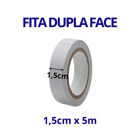 Fita Adesiva Dupla Face 1,5cm x 5m - Ref. AP23550-6