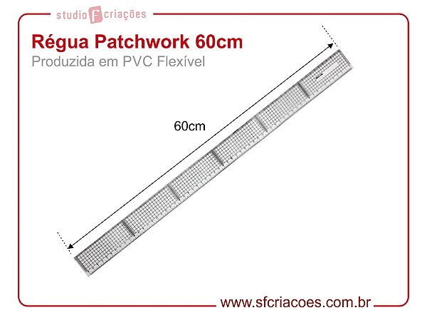 Regua Patchwork 60cm