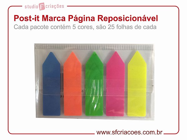 Post-it Marca Página Reposicionável