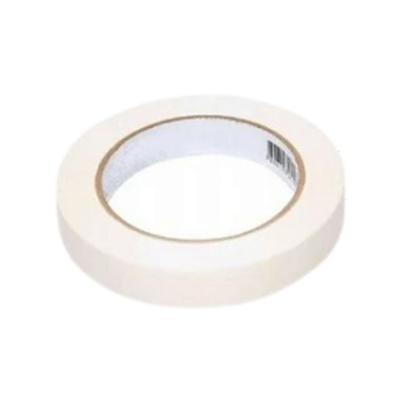 Fita Crepe Adesiva - Largura 18mm c/ 50 metros