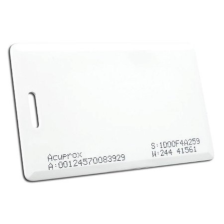 Cartão de Proximidade Acura Acuprox de 125Khz Clamshell (Cento)