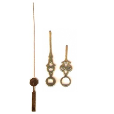 10 Jogos de ponteiros Colonial Pequeno (3,5 cm) - Dourado