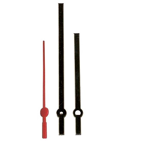 10 Jogos de ponteiros Palitão (11 cm) - Preto
