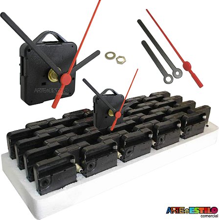 30 Máquinas para relógios eixo 19 Com alça mecanismo completo (Tic-Tac)