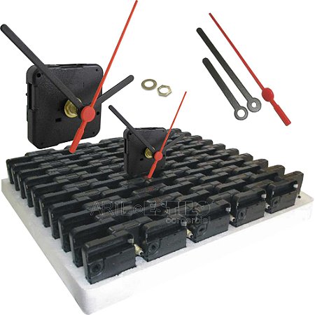 50 Máquinas para relógios Tic Tac eixo 13 Sem alça mecanismo completo