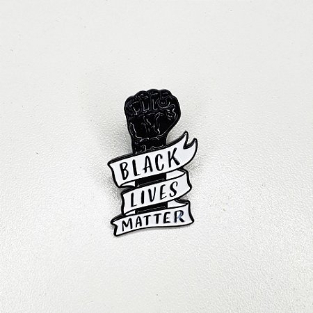 Pin de Metal Personalizado - Black Lives Matter
