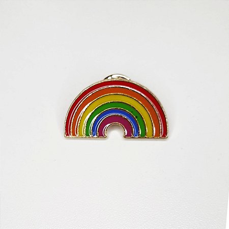 Pin de Metal Personalizado - Arco-íris