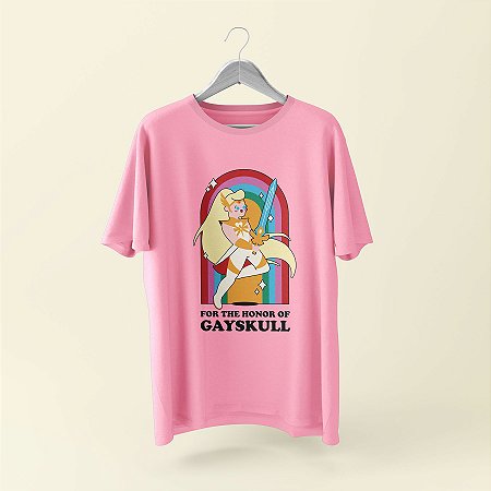 Camiseta - For the Honor of Gayskull (Rosa)